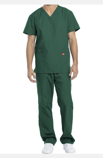 Unisex Basicset DKE520C von Dickies, Farbe: dunkelgrün, Größe: XXS