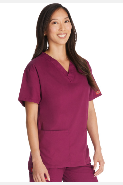 Damenkasack DKE86706 von Dickies, Farbe: bordeaux, Größe: S