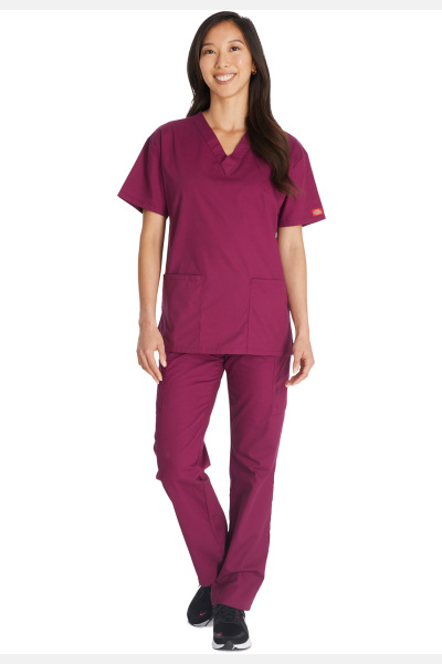 Damenkasack DKE86706 von Dickies, Farbe: bordeaux,...