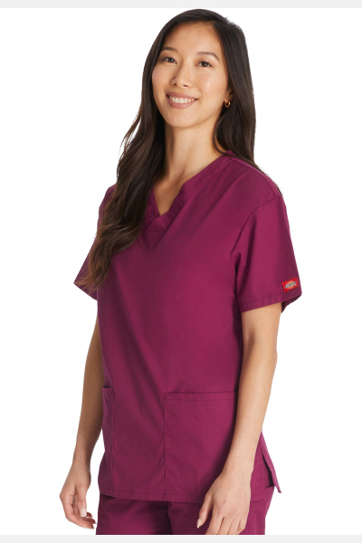 Damenkasack DKE86706 von Dickies, Farbe: bordeaux, Größe: M