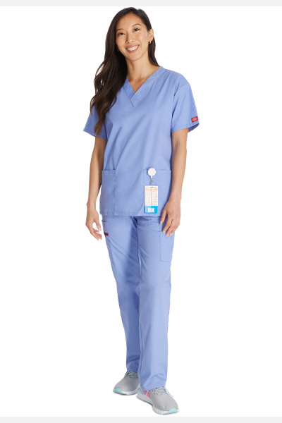 Damenkasack DKE86706 von Dickies, Farbe: hellblau,...