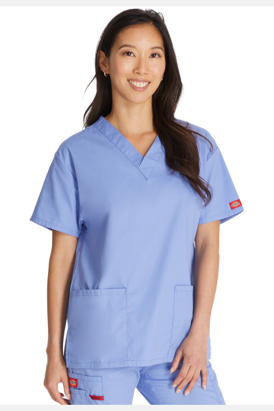 Damenkasack DKE86706 von Dickies, Farbe: hellblau, Größe: M