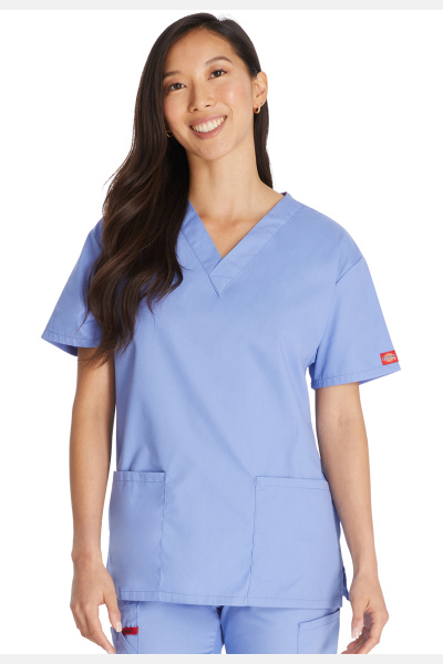 Damenkasack DKE86706 von Dickies, Farbe: hellblau,...