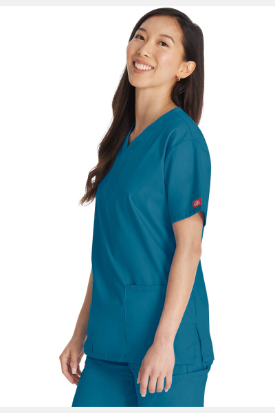 Damenkasack DKE86706 von Dickies, Farbe: karibikblau, Größe: S