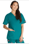 Damenkasack DKE86706 von Dickies, Farbe: dunkelgrün, Größe: M
