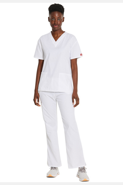 Damenkasack DKE86706 von Dickies, Farbe: weiß,...