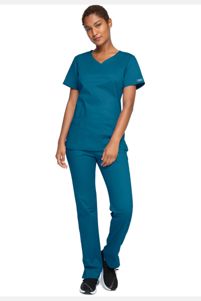 Damenkasack WWE4727 von Cherokee, Farbe: karibikblau,...