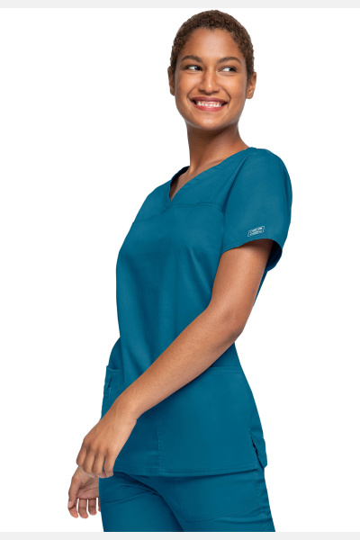 Damenkasack WWE4727 von Cherokee, Farbe: karibikblau, Größe: XXL