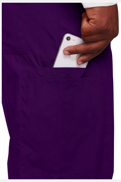 Unisex Cargohose WWE4100, Farbe: aubergine, Größe: XXS