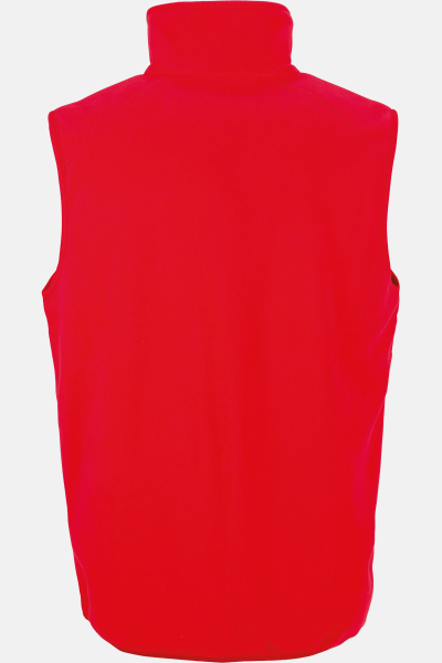 Unisex-Fleeceweste Qinn, Farbe: rot, Größe: XL