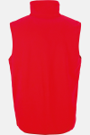 Unisex-Fleeceweste Qinn, Farbe: rot, Größe: XL
