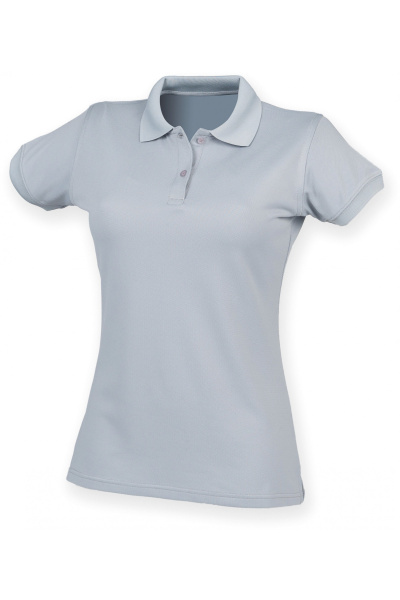 Funktionspolo Ruth, tailliert geschnitten, Farbe: silber,...