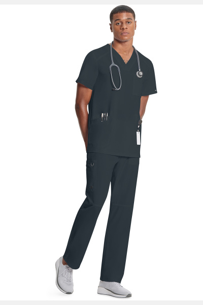 Herrenschlupfkasack CKE900A aus der Cherokee Infinity Line, Farbe: anthrazit, Größe: XXS