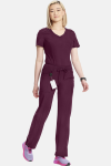 Damenhose CKE1123a aus der Cherokee Infinity Line, Farbe: bordeaux, Größe: XXS