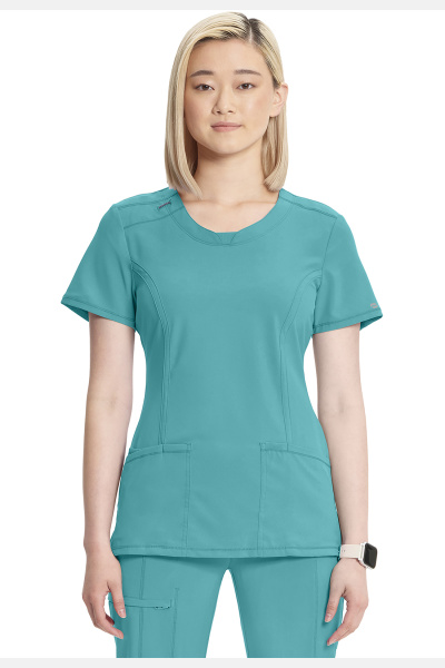 Damenkasack CKE2624A aus der Cherokee Infinity Line, Farbe: türkis, Größe: XXS