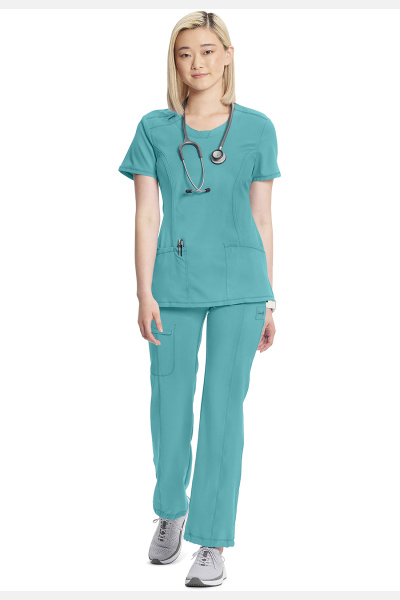 Damenkasack CKE2624A aus der Cherokee Infinity Line, Farbe: türkis, Größe: XXS