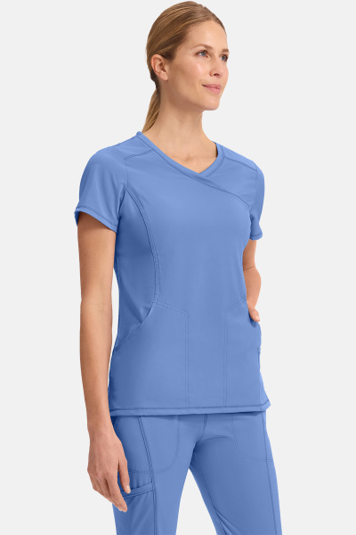 Damenkasack CKE2625A aus der Cherokee Infinity Line, Farbe: hellblau, Größe: XXS