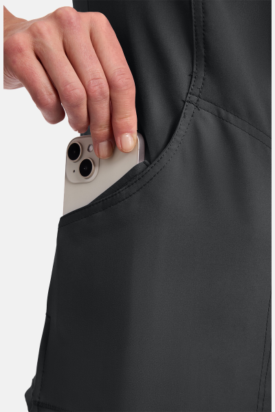 Damenkasack CKE2625A aus der Cherokee Infinity Line, Farbe: schwarz, Größe: XXS