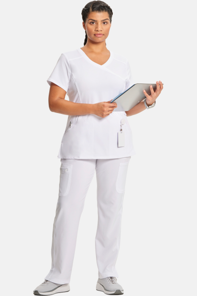 Damenkasack CKE2625A aus der Cherokee Infinity Line, Farbe: weiß, Größe: XXS