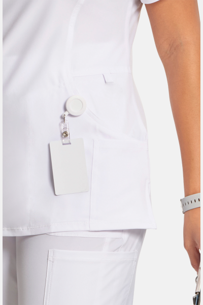 Damenkasack CKE2625A aus der Cherokee Infinity Line, Farbe: weiß, Größe: XXS