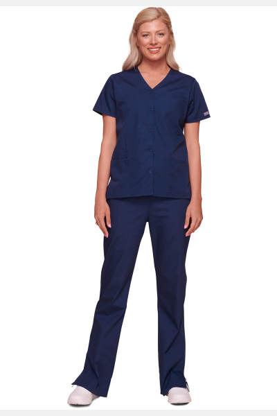 Damenkasack WWE4770 von Cherokee, Farbe: navy, Größe: XXS