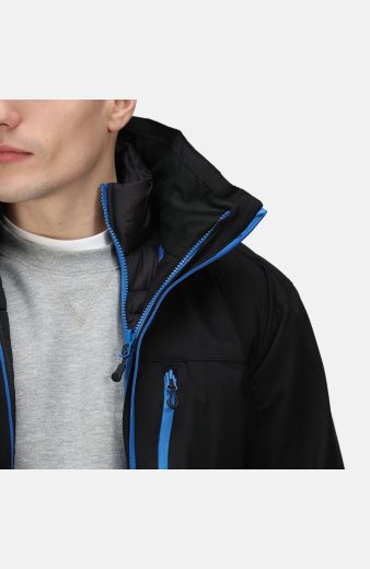 3-in-1 Jacke Dylan black/oxford blue-S