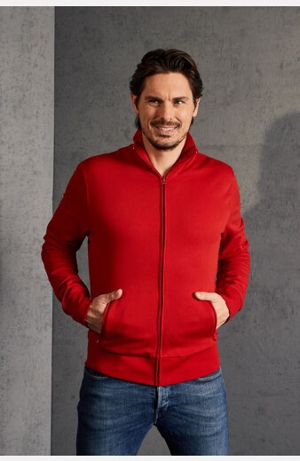 Stehkragenjacke Enisa, tailliert geschnitten, Farbe: rot, Größe: XS