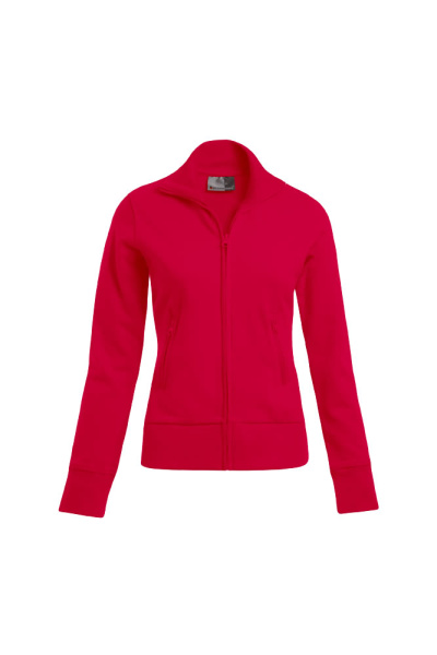 Stehkragenjacke Enisa, tailliert geschnitten, Farbe: rot, Größe: XS