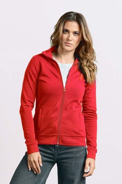 Stehkragenjacke Enisa, tailliert geschnitten, Farbe: rot, Größe: XS
