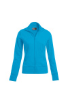 Stehkragenjacke Enisa, tailliert geschnitten, Farbe: türkis, Größe: S