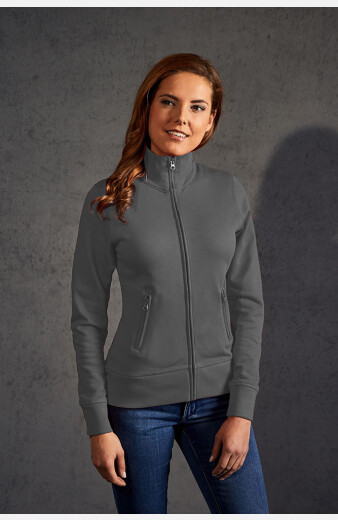 Stehkragenjacke Enisa, tailliert geschnitten, Farbe: anthrazit, Größe: XS