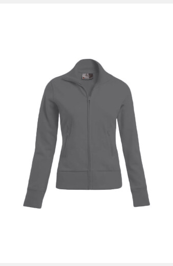 Stehkragenjacke Enisa, tailliert geschnitten, Farbe: anthrazit, Größe: XS