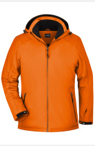 Wintersoftshelljacke Toria, tailliert geschnitten, Farbe: orange, Größe: S