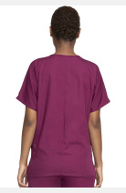 Unisex-Kasack Lillian von Cherokee 2 Seitentaschen-bordeaux-XL