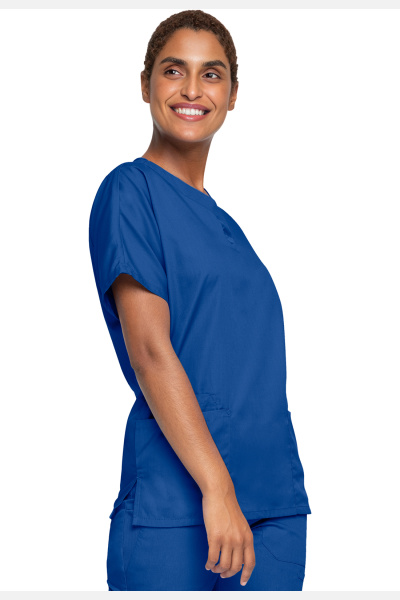 Unisex Kasack WWE4700 von Cherokee mit 2 Seitentaschen, Farbe: dunkelblau, Größe: XXS