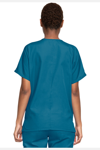 Unisex Kasack WWE4700 von Cherokee mit 2 Seitentaschen, Farbe: karibikblau, Größe: XXS