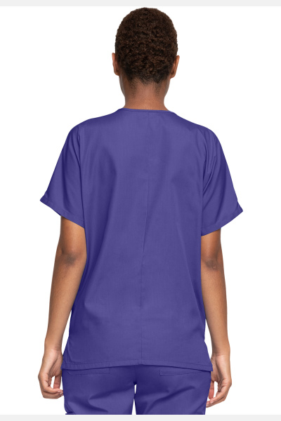 Unisex Kasack WWE4700 von Cherokee mit 2 Seitentaschen, Farbe: lila, Größe: XXS