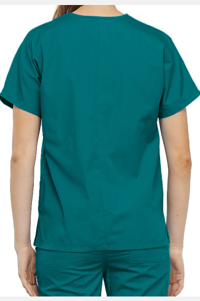 Unisex-Kasack WWE4700 2 Seitentaschen-teal-XXS