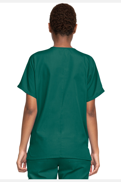 Unisex Kasack WWE4700 von Cherokee mit 2 Seitentaschen, Farbe: dunkelgrün, Größe: XXS