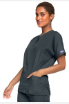 Unisex Kasack WWE4700 von Cherokee mit 2 Seitentaschen, Farbe: anthrazit, Größe: S