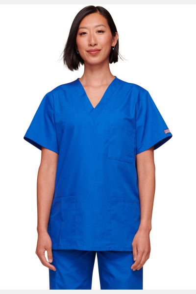Unisex-Kasack WWE4876 von Cherokee, Farbe: royal, Größe: M