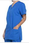 Unisex-Kasack WWE4876 von Cherokee, Farbe: royal, Größe: M