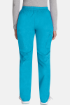 Damenschlupf-Cargohose DKE86106 von Dickies, Farbe: türkis, Größe: XXS
