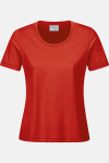 Damen T-Shirt Carestin, tailliert geschnitten, Farbe: rot, Größe: M
