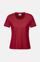 Damen T-Shirt Carestin, tailliert geschnitten, Farbe: bordeaux, Größe: XS