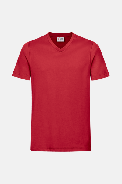 Herren T-Shirt carestin mit V-Ausschnitt, gerade...