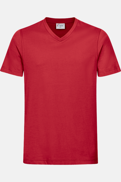 Herren T-Shirt carestin mit V-Ausschnitt, gerade...