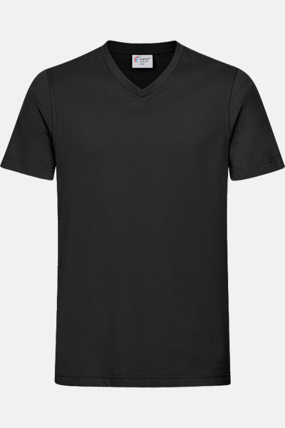 Herren T-Shirt carestin mit V-Ausschnitt, gerade...