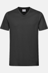 Herren T-Shirt carestin mit V-Ausschnitt, gerade geschnitten, Farbe: anthrazit, Größe: XL