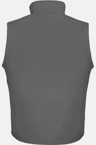 Softshell Weste Nario, gerade geschnitten, Farbe: grau, Größe: 3XL